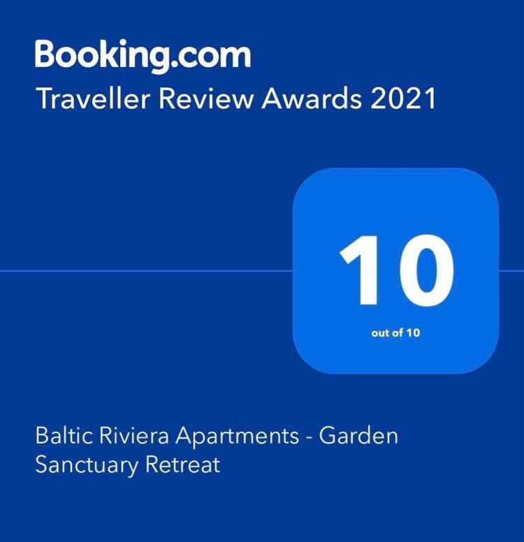 Baltic Riviera Apartments - Garden Sanctuary Retreat Gdańsk Eksteriør bilde